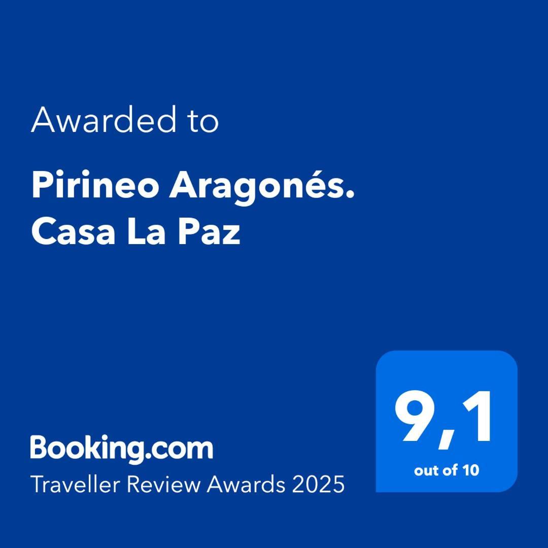 Pirineo Aragones. Casa La Paz Villa Sabiñánigo Eksteriør bilde